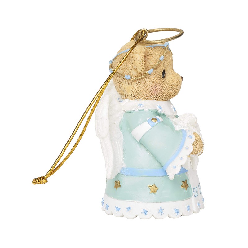 Roman Cherished Teddies, 2019 Dated Angel Bell Teddy Bear Ornament,