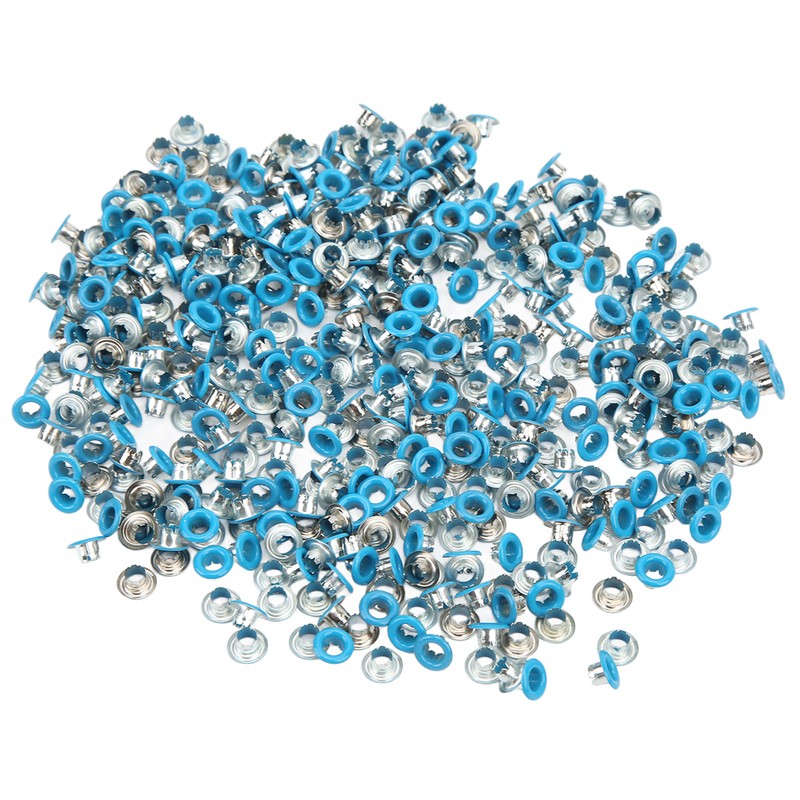 500Pcs Eyelet Grommet Round Edge Color Fine Workmanship Good Toughness