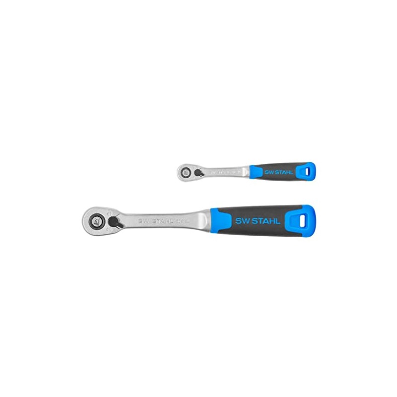 SW-Stahl 06026L Reversible Ratchet Set 2-Piece I 1/4 and 1/2