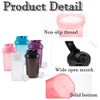 Protein Powder Shaker Bottle Milkshake Shaking Cup Workout Water Bottle