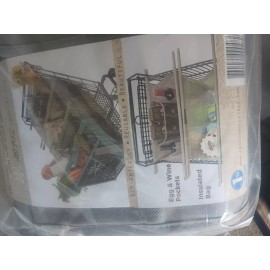 Lotus Trolley Bag Set Of 4 Eco Friendly Cart Bags Nwt FOUR BAG SET ONE INSULATED