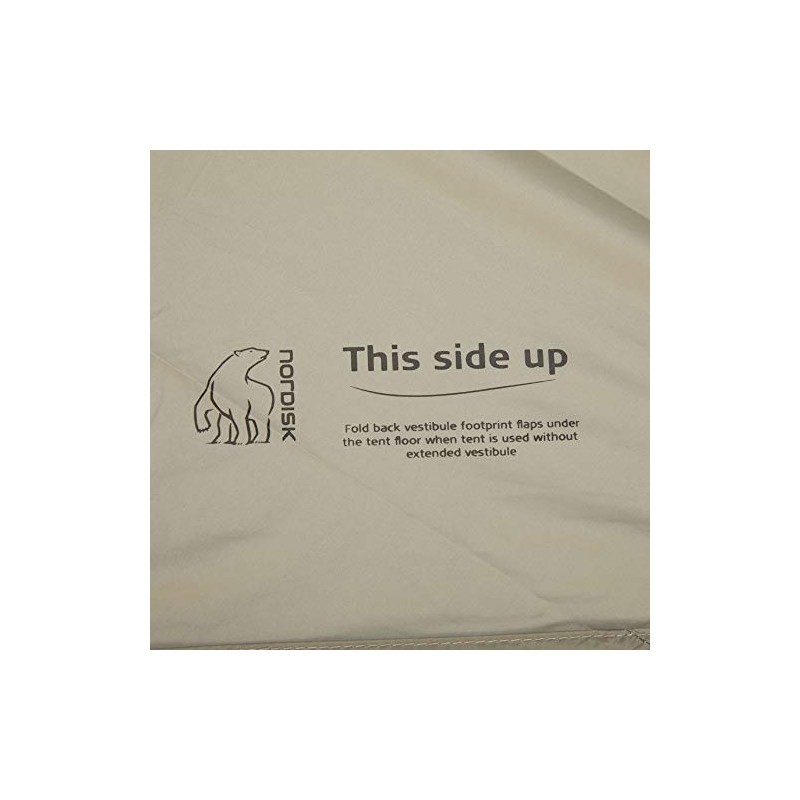 Nordisk Asgard Mini Footprint Grey - Waterproof Robust Tent Underlay