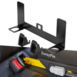 GLOBLED Universal Child Safety Seat Mount Bracket Steel Latch for ISOFIX Belt Connector Restraint Anchor Mounting Kit 1PC