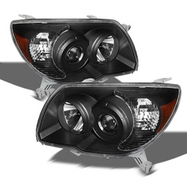 AKKON - For 2006-2009 Toyota 4Runner Sport SUV Amber Black OE Replacement Headlights Driver/Passenger Head Lamps Pair