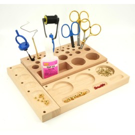 Kingfisher Fly Tying Wooden Tool Station