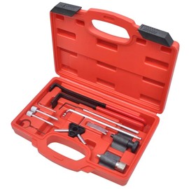vidaXL Diesel Engine Timing Tool Kit - VAG 1.2, 1.4, 1.6, 1.9, 2.0 TDi Pump Nozzle Compatible - Includes Crankshaft Locking Tools, Camshaft Pins, Tensioner Adjustment Tools, in a Blow-Molded Carry...