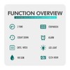 LOUJIN Men's Digital Sport Watch Classic Waterproof Sport Watch, Alarm