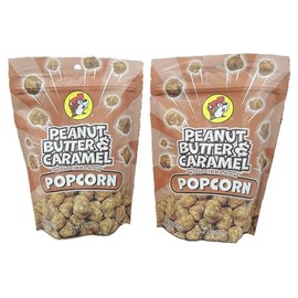 Buc-ee's Beaver Peanut Butter Caramel Popcorn Bundle Collection - Classic - Spicy - Cinnamon - 2 pack 3 pack 6pack Snack Mix Resealable (2 Cinnamon, Cinnamon)