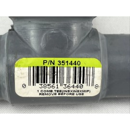 Thrifco Plumbing Geneva 351440 1 Inch Insert Male Combo Tee