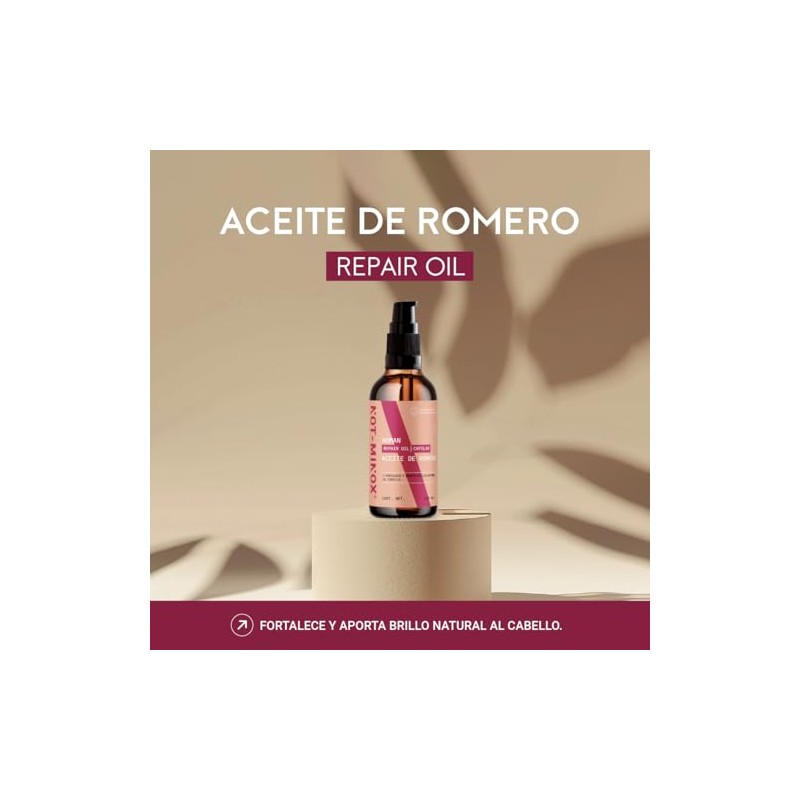 Aceite de Romero | Fortalece y aporta brillo al cabello
