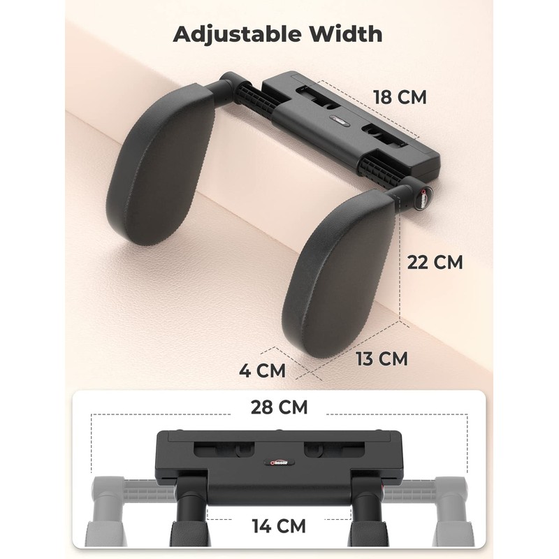 Oasser Car Seat Headrest Pillow, Detachable and Adjustable Double Sided