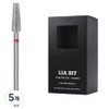 BESSIE Leabit dome barrel hard XF nail bit, 5 pieces, silver / BESSIE 리아비트 돔배럴하드 XF 네일비트, 5개, 실버