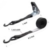 XSTRAP STANDARD Ratchet Tie Down Straps 4 Pk 10 Ft-