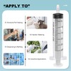 30 Pack 30ml Plastic Syringe, Syringe Tools Individually Wrapped with