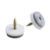 Meister Felt Glider with screw, Ø 25 mm, white, 20