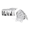 Unbranded Chrome Front Brake Caliper Insert Set Cover For Harley