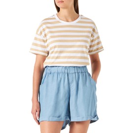 ESPRIT Maternity Belted Waist Shorts, Medium Wash - 960