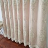 Amidoudou 1 par de cortinas europeas de doble capa con