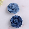 Denim Flower Brooch and Blue Jeans Hair Pins BW21 (Set-A)