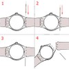 GreenOlive Ultra-thin Replacement Waterproof Silicone Rubber Watch Strap Watch Band