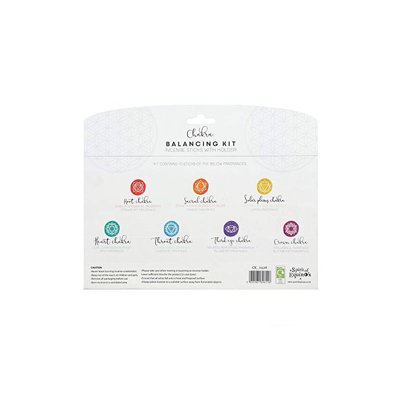 Something Different Chakra Balancing Kit Incense Sticks With Holder