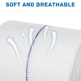 Tubular Bandage Cast Sleeve Roll Comfortable Cast Stockinette Tubular Arm Stocking for Prewrap Under or Over Cast Bandages (7.5cm x 5m)