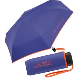 Benetton Pocket Umbrella Ultra Mini Flat Solid, ultra violet, Pocket umbrella super mini