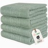 nice homeit Set of 4 100% Ring Spun Cotton Bath