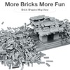 Lekebaby Building Bricks 1500 PCS Basic Building Blocks, Compatible with