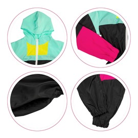 VOIKERDR - Conjunto de 2 piezas para mujer, A rosa, S