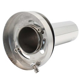 Funriche Inner Silencer, Car, Motorcycle, Muffler, Silencer, Stainless Steel, General Purpose, Noise Reducing, Volume Adjustable, Diameter 3.3 x 3.8 inches (85 cm), 3.8 inches (97 mm), 4.3 inches (110