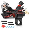 OFFROADTOWN 2 Leads LED Light Bars Wiring Harness Kit w/Motorcycle