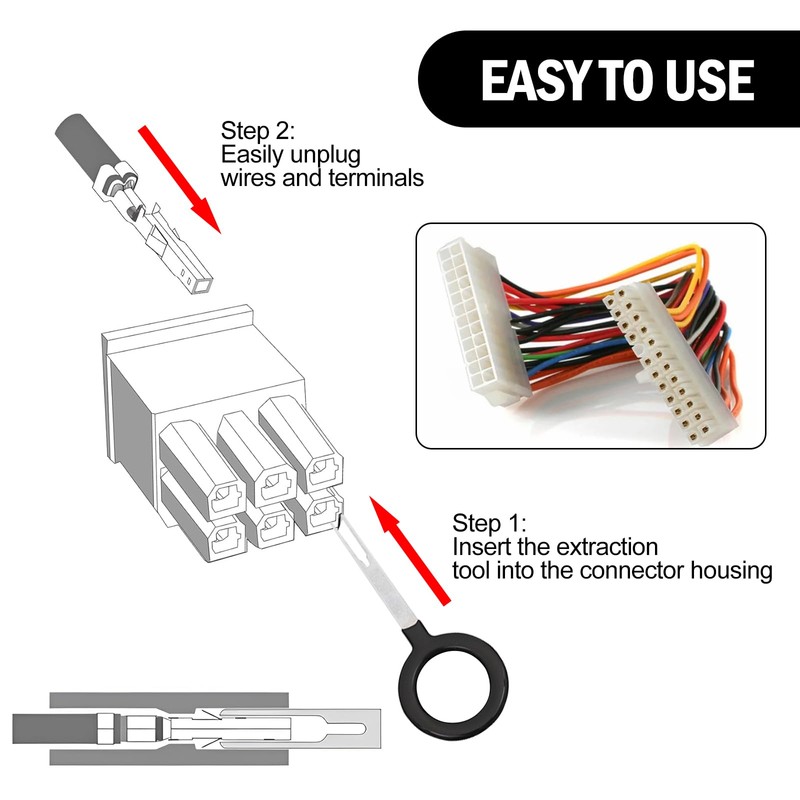 MplehDa Pin Tool Car Set, 26 Pieces Car Release Tool,