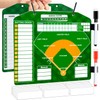 Magnetic Baseball Coach Clipboard, Dry Erase Tactical Baseball Lineup Board,