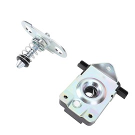 Ausla 2pcs Vordere Haubenhaubeerhaubeer -Lock -Kit für E39 E46 E53 323CI 323I 325CI 325I 325XI 328CI 530i 540i M3 M5 X5 Z8, OE 051238229807 51238203859