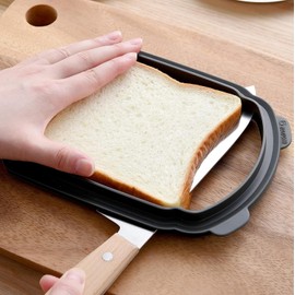 Ernest A-77704 Bread Slicer (Can Slice 5-Slice and 6-Slice Breads in Half) [Made in Japan], Slicer (Cut Thinly for Sandwiches) A Favorite Brand of Major Restaurants