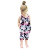 Lindanina Toddler Girl Romper Coconut Tree Backless Halter Jumpsuits 12-24