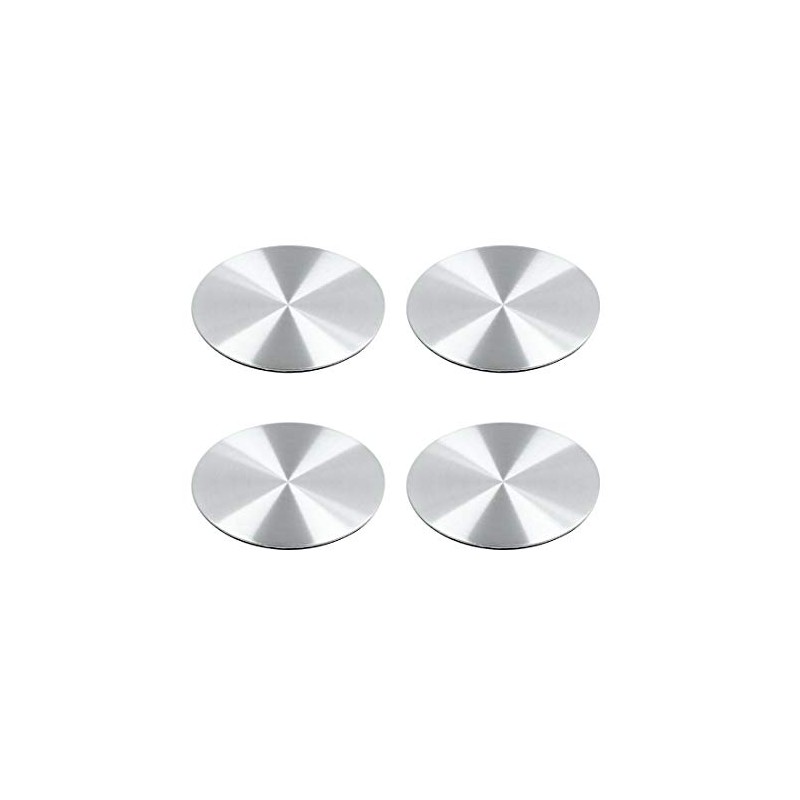 sourcing map Set of 4 45 mm Silver Car Wheel