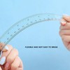 Set of 6 rulers, ruler, 15 cm rulers, coloured primary