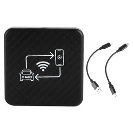 Bluetooth Adapter for Carplay Box, Wired to Wireless Plug and Play Bluetooth 5.0 Wifi for Android Auto Wireless Adapter for IOS9 and Above
