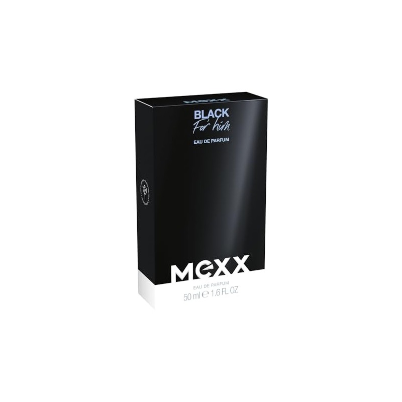 MEXX BLACK Man Eau de Parfume, verführerisch-intensiver Duft mit aquatisch-holzigen