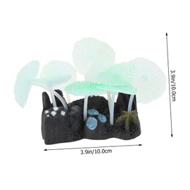 iplusmile 1pc Aquarium Decor Rockery Ornament Realistic Aquatic Plant for Fish Tank Vibrant Artificial Water Grass for Natural Landscaping for Aquarium Decoration