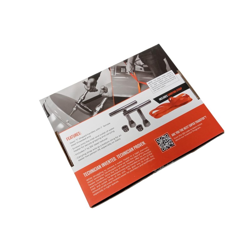 TradeFox TFXWHH Water Heater Carrying T Handles 1" with 3/4"