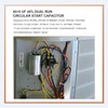 Powswopx 45+5 uF 45/5 MFD ±6% 370V/440VAC CBB65 Dual Run