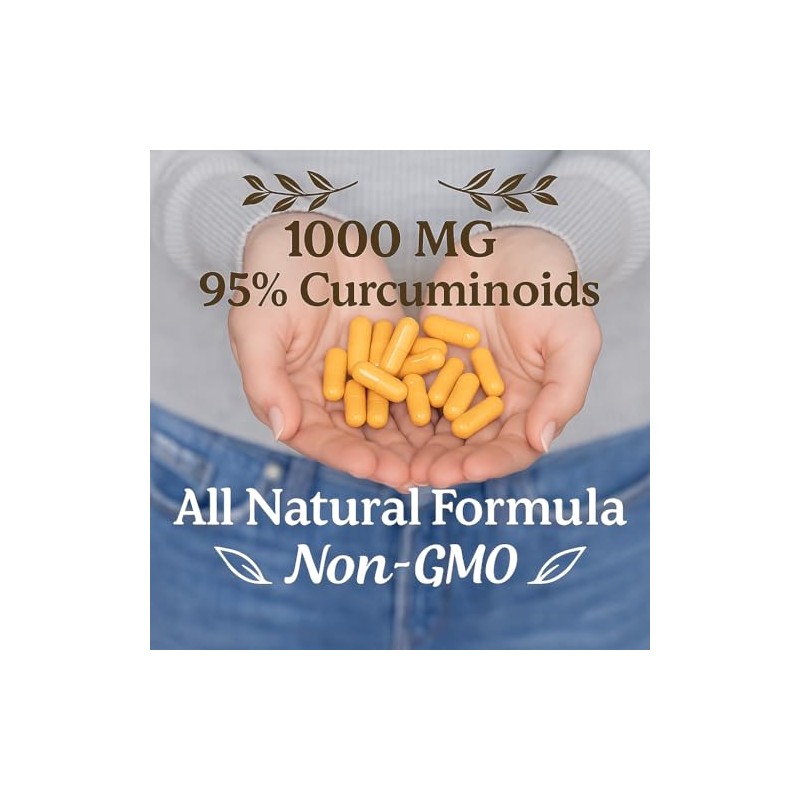 Me First Living Premium Turmeric Curcumin With Black Pepper, 95%
