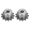 sourcing map Chain Roll Gear 10 mm Bore 3/8 Inch
