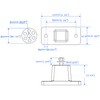 Anti-Vibration Shock Absorbing Rubber Mounting Bracket for Ductless Mini Split
