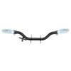 Footrest footrest carrier foldable cross black for Simson S50 S51