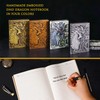 DND Dragon Notebook 3D Embossed Leather Diary A5 Antigue Travel