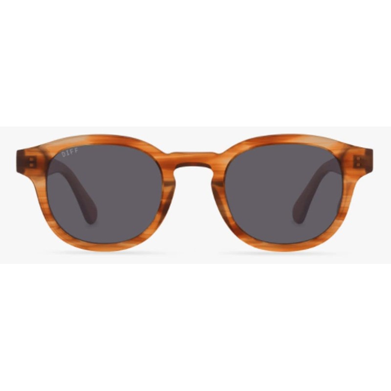 DIFF Eyewear Unisex Arlo Golden Harvest + Grey Polarized Lens